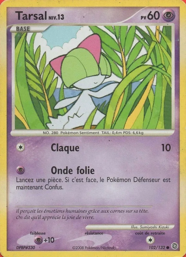 Carte Pokémon Tarsal 102/132 de l'extension Merveilles Secrètes