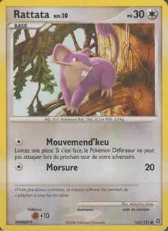Carte Pokémon Rattata 103 — Merveilles Secrètes