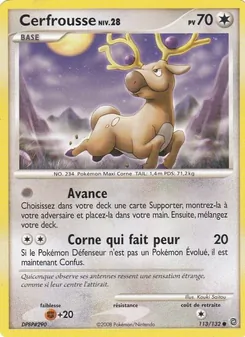 Carte Pokémon Cerfrousse 113 — Merveilles Secrètes