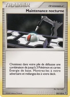 Carte Pokémon Maintenance nocturne 120 — Merveilles Secrètes