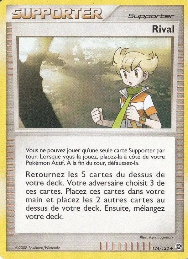 Carte Pokémon Rival 124/132 de l'extension Merveilles Secrètes