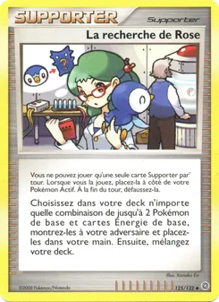Carte Pokémon La recherche de Rose 125 — Merveilles Secrètes