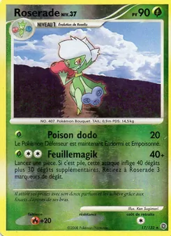 Carte Pokémon Roserade 17 — Merveilles Secrètes