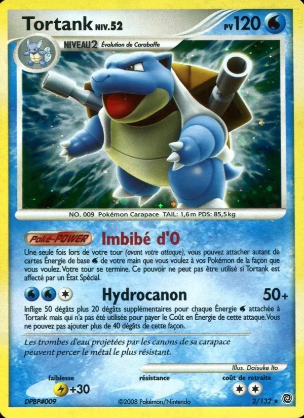 Carte Pokémon Tortank 2/132 de l'extension Merveilles Secrètes