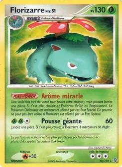 Carte Pokémon Florizarre 20 — Merveilles Secrètes