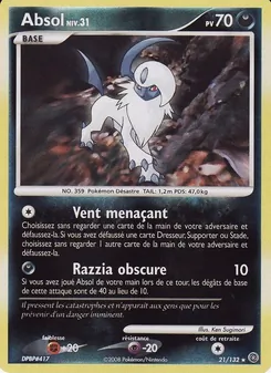 Carte Pokémon Absol 21 — Merveilles Secrètes