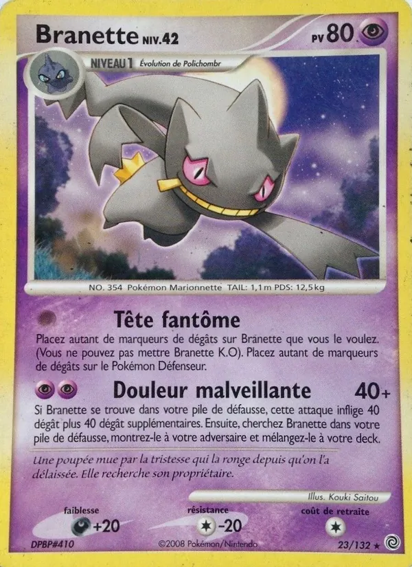Carte Pokémon Branette 23/132 de l'extension Merveilles Secrètes