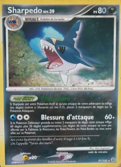 Carte Pokémon Sharpedo 37 — Merveilles Secrètes