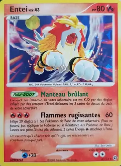 Carte Pokémon Entei 4 — Merveilles Secrètes