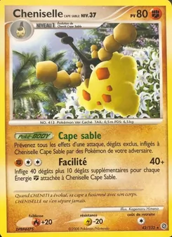 Carte Pokémon Cheniselle Cape Sable 42 — Merveilles Secrètes