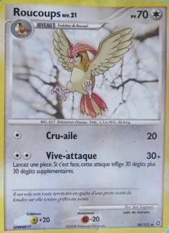 Carte Pokémon Roucoups 58 — Merveilles Secrètes