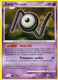 Carte Pokémon Zarbi N 69 — Merveilles Secrètes