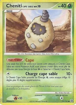 Carte Pokémon Cheniti Cape Sable 79 — Merveilles Secrètes