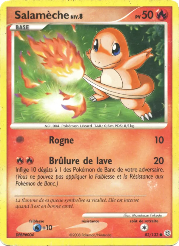Carte Pokémon Salamèche 82/132 de l'extension Merveilles Secrètes