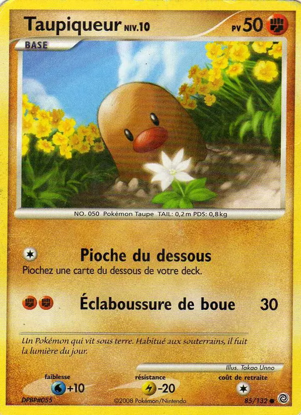 Carte Pokémon Taupiqueur 85/132 de l'extension Merveilles Secrètes
