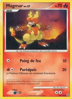 Carte Pokémon Magmar 93 — Merveilles Secrètes