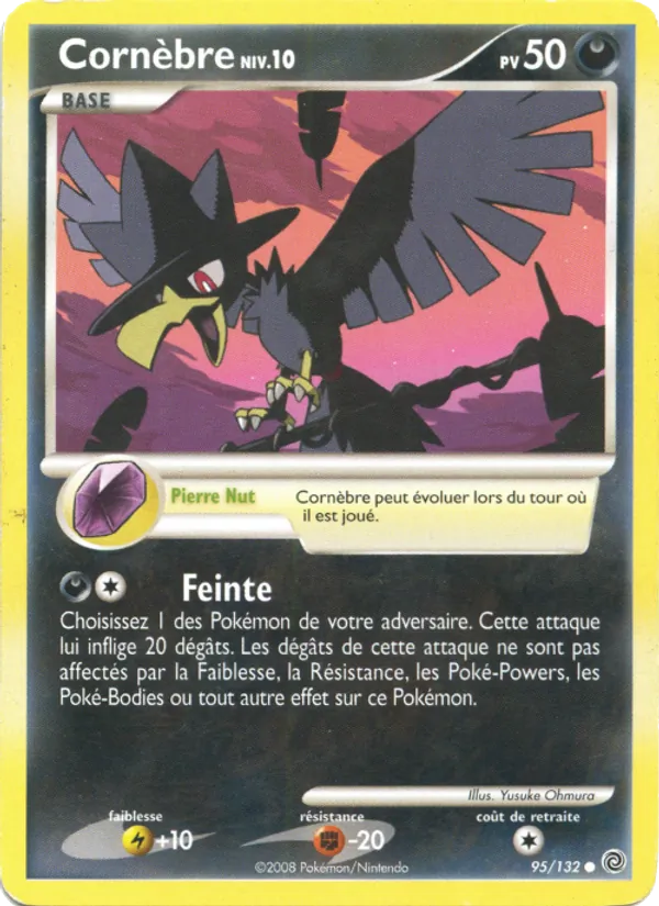 Carte Pokémon Cornèbre 95/132 de l'extension Merveilles Secrètes