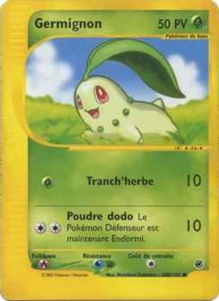 Carte Pokémon Germignon 100