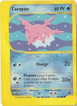 Carte Pokémon Corayon 102