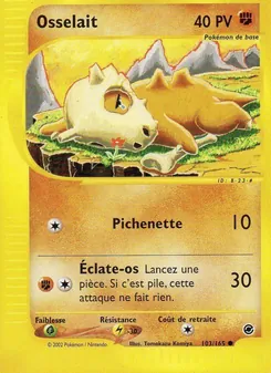 Carte Pokémon Osselait 103