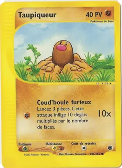 Carte Pokémon Taupiqueur 106