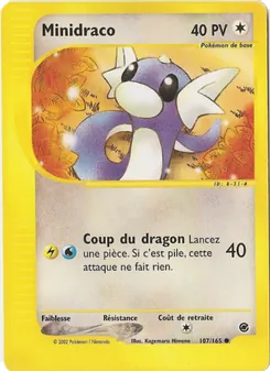 Carte Pokémon Minidraco 107