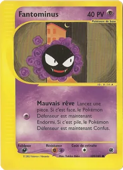 Carte Pokémon Fantominus 109