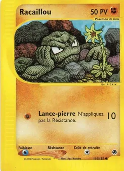 Carte Pokémon Racaillou 110
