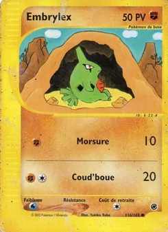 Carte Pokémon Embrylex 116