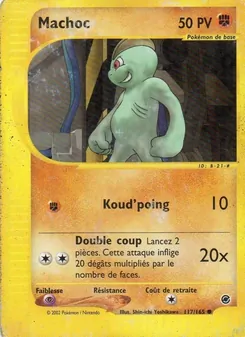 Carte Pokémon Machoc 117
