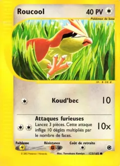 Carte Pokémon Roucool 123