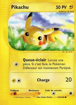 Carte Pokémon Pikachu 124 — Expedition