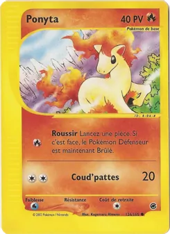 Carte Pokémon Ponyta 126