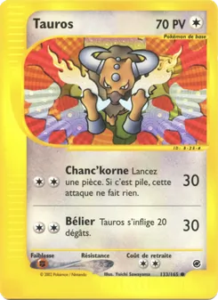 Carte Pokémon Tauros 133