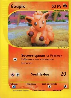 Carte Pokémon Goupix 136
