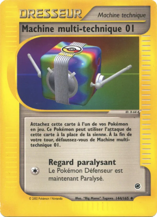 Carte Pokémon Machine multi-technique 01 144/165 de l'extension Expedition