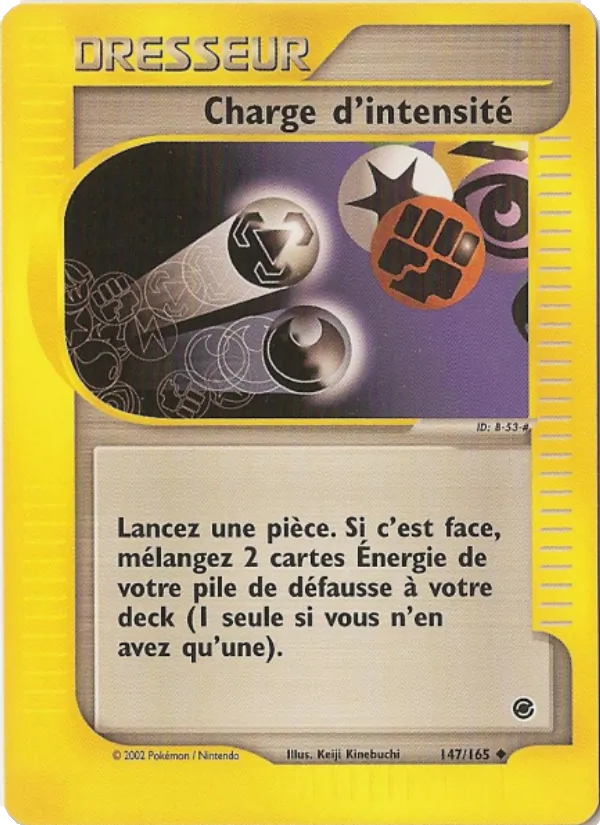 Carte Pokémon Charge d'intensité 147/165 de l'extension Expedition