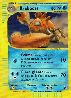 Carte Pokémon Krabboss 15