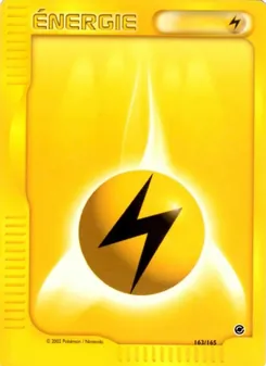 Carte Pokémon Énergie Électrique 163