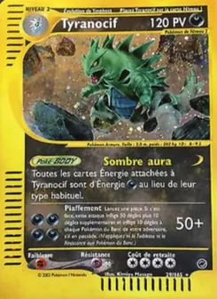 Carte Pokémon Tyranocif 29