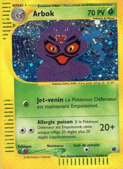 Carte Pokémon Arbok 3