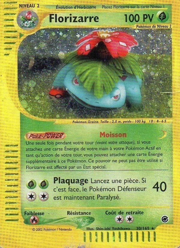 Carte Pokémon Florizarre 30/165 de l'extension Expedition