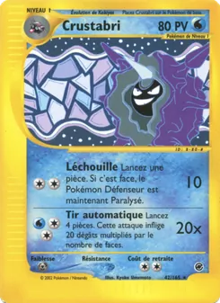 Carte Pokémon Crustabri 42