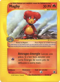 Carte Pokémon Magby 52