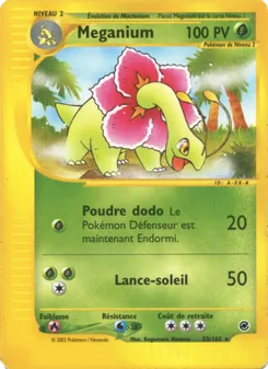 Carte Pokémon Meganium 53