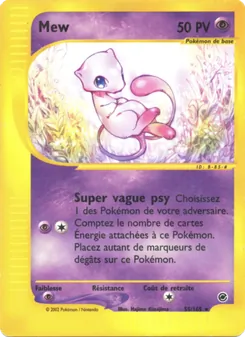 Carte Pokémon Mew 55