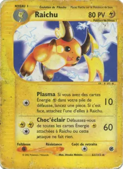 Carte Pokémon Raichu 61