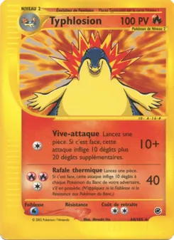 Carte Pokémon Typhlosion 64