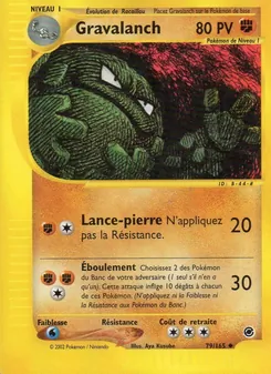 Carte Pokémon Gravalanch 79