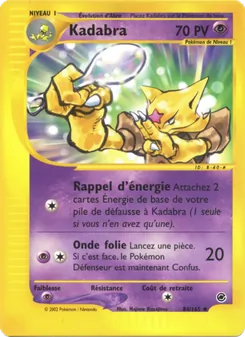 Carte Pokémon Kadabra 84